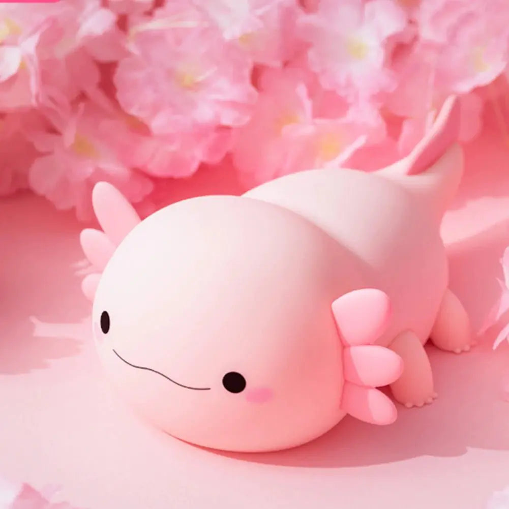 Cute Axolotl Night Lamp